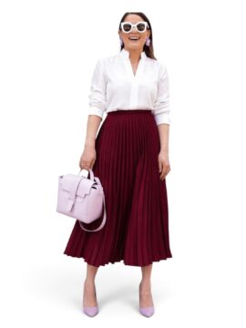 FN-SC016 Falda Plisada Maxi