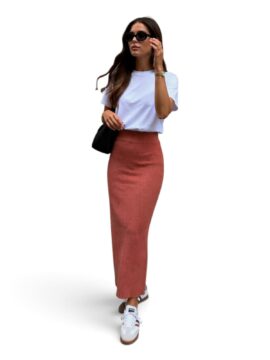 FN-V38743 Falda Tejida Maxi