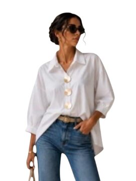 BI-A7-98 Blusa Camisera Plaquetas Removibles